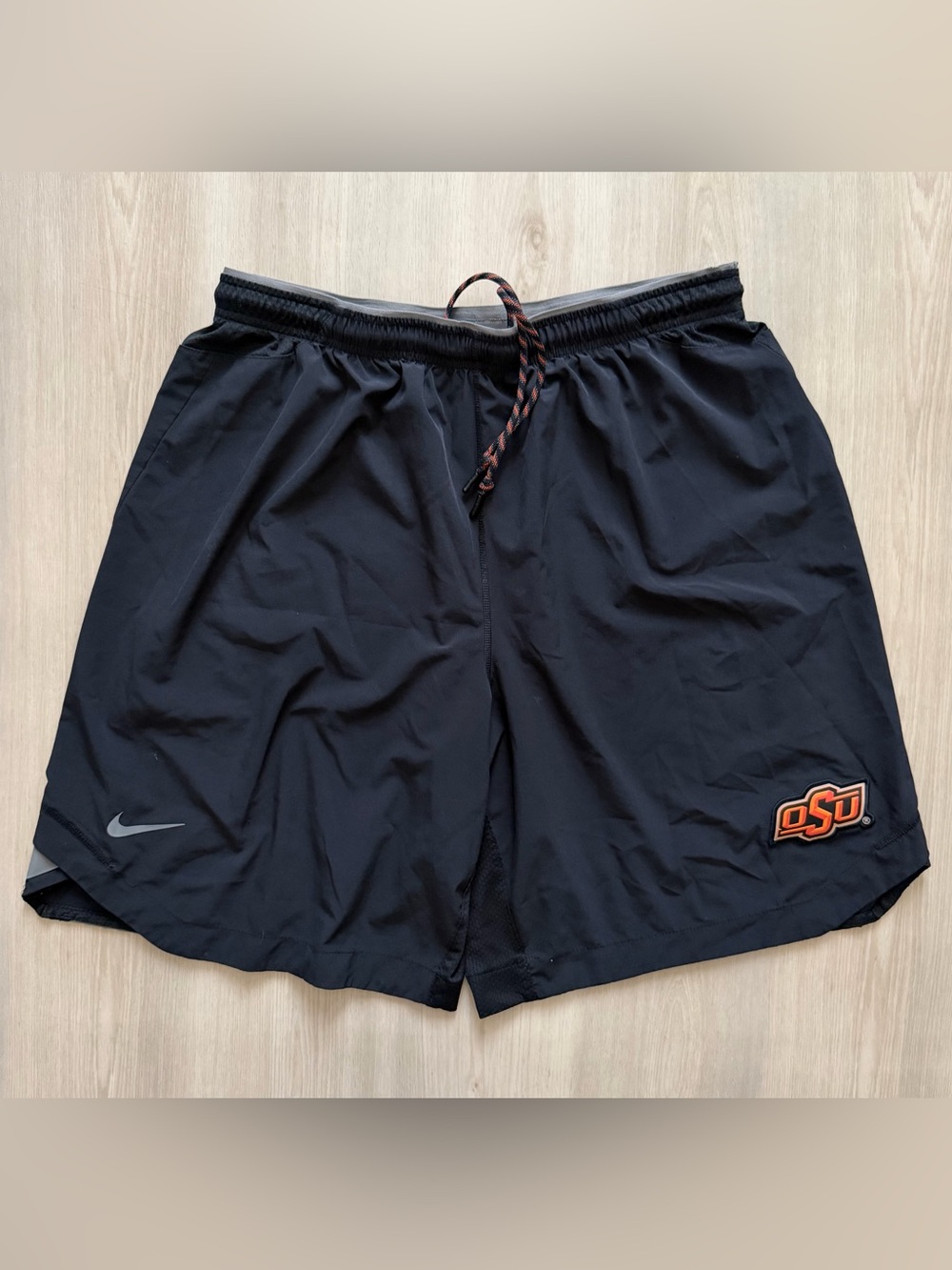 Nike Oklahoma State OSU Cowboys Team Issued #12 Training Shorts Sz 2XL